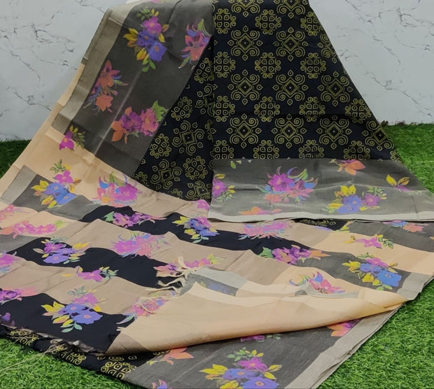 Black Mangalgiri Pattu 12 D5-8