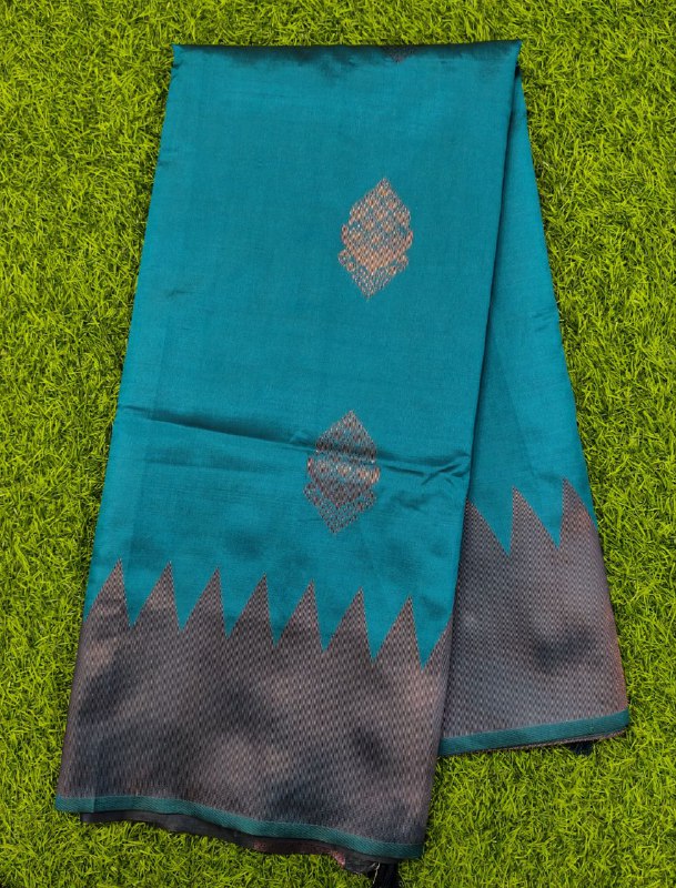 Blue Mashru Pattu 14 D5-1E
