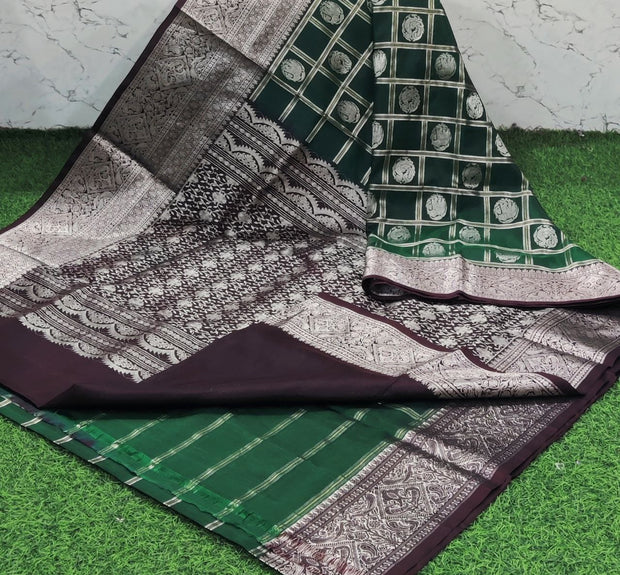 Green Venkatgiri Pattu 14 D5-11