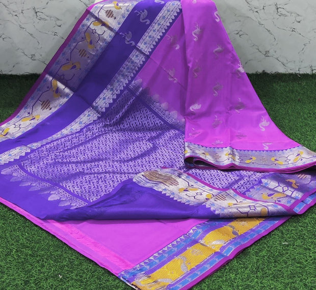 Lavender Pink Venkatgiri Pattu 14 D5-7