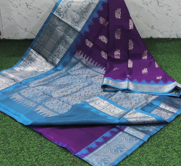 Purple Venkatgiri Pattu 14 D5-3