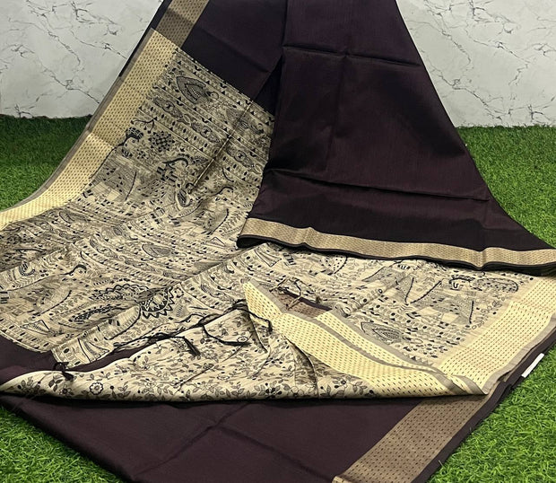 Brown Tussar Worli 22 G5-5