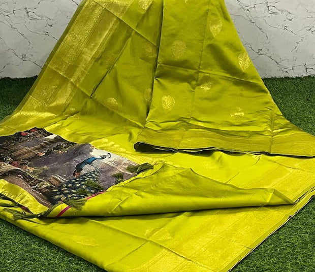 Green LW Digital Kanchi Pattu 22 G5-4