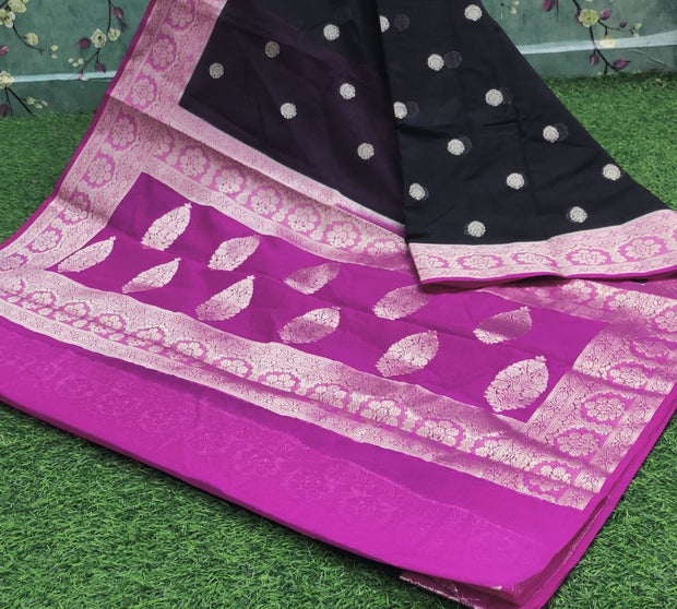 Black Kanchipuram Silk 12DEC7