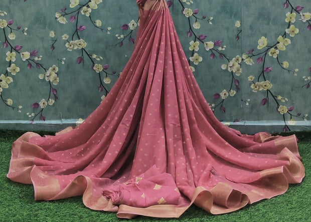 Onion Pink Pure Georgette 23JAN13