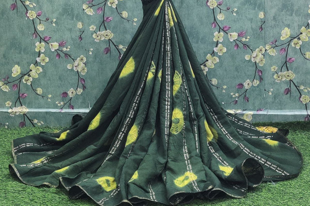 Bottle Green Crush Georgette 28JAN10