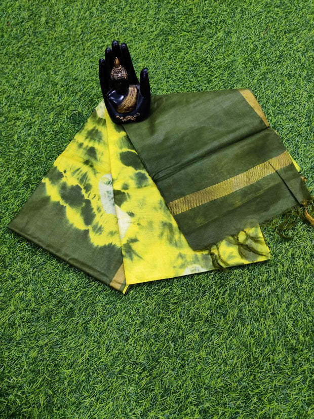 Green Mangalagiri Handloom 11APR19