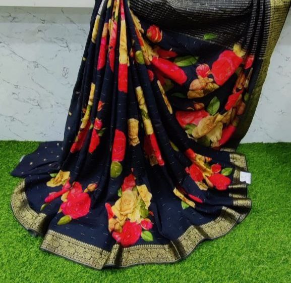 Black Dola Georgette 24APR12E