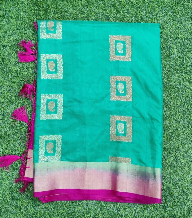 Rama Green Khadi Pattu 5AUG6E