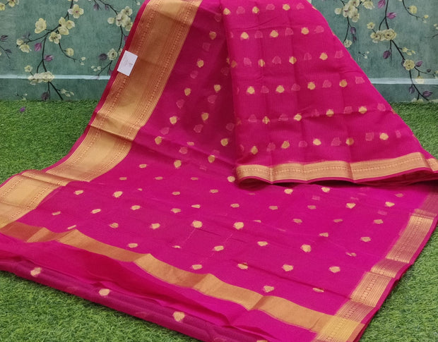 Tomato pink Silk Kota 15 I4-1