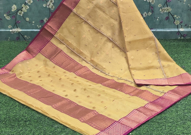 Golden Chanderi Wrok 19 I4-1