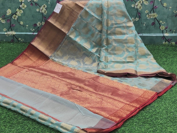 Light Blue Zari Kota 24 I4-8