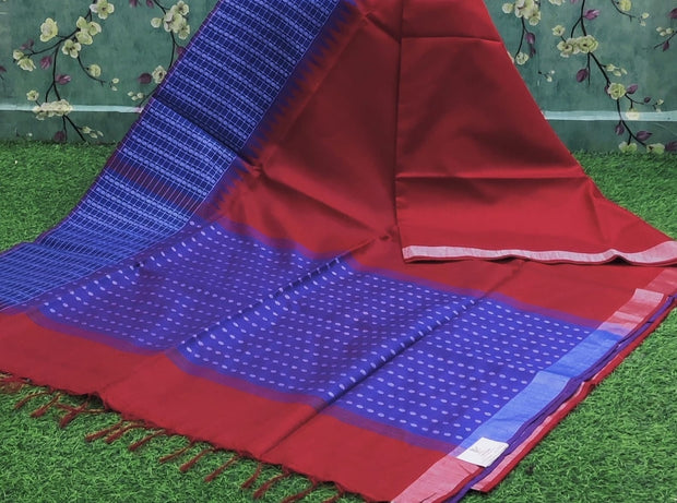 Red Khadi Pattu 24 I4-3