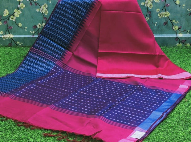 Rani Pink Khadi Pattu 24 I4-2