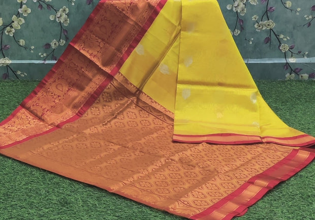 Golden Yellow Tissue Gadwal 10 J4-2