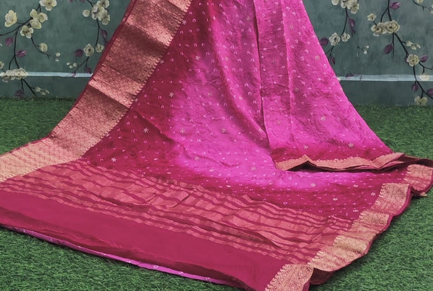 Light Pink Pure Bandhani 11 J4-13