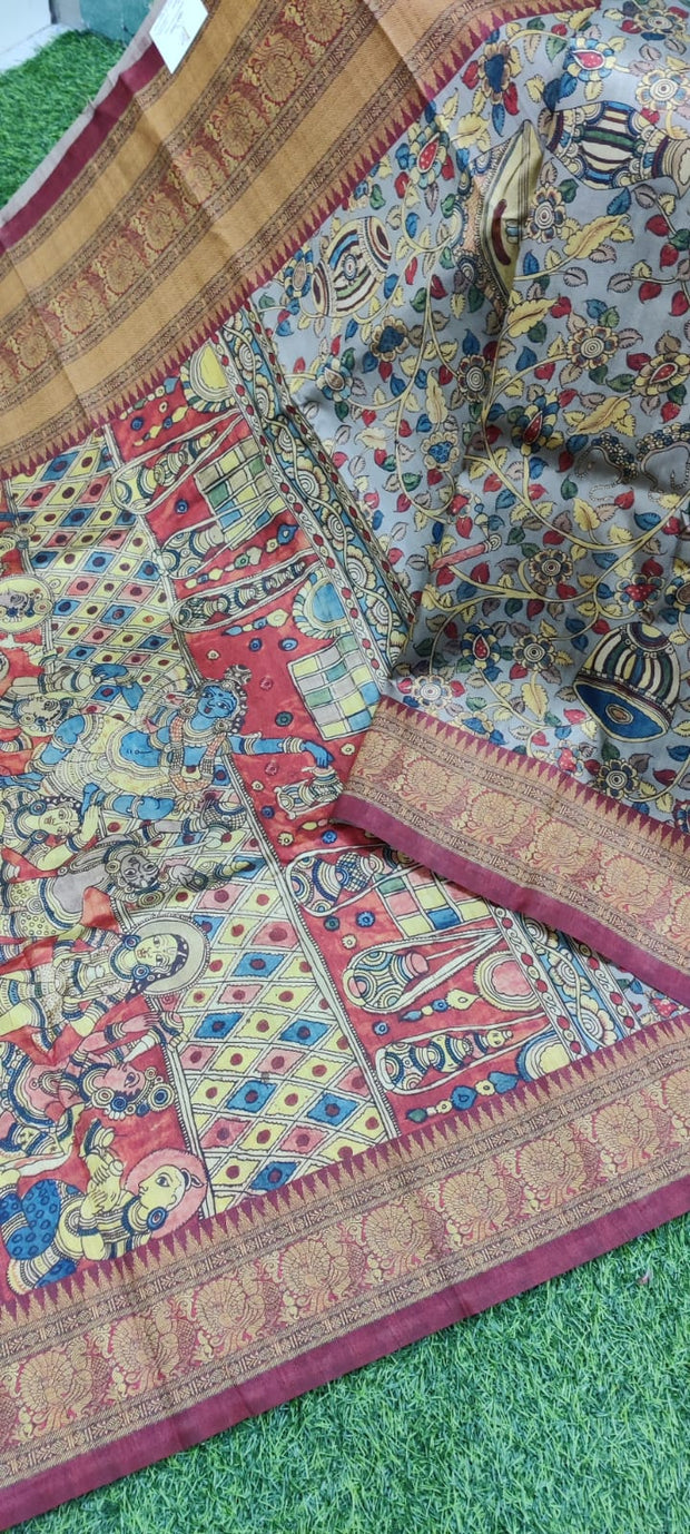 Grey Kalamkari 25 K4-13