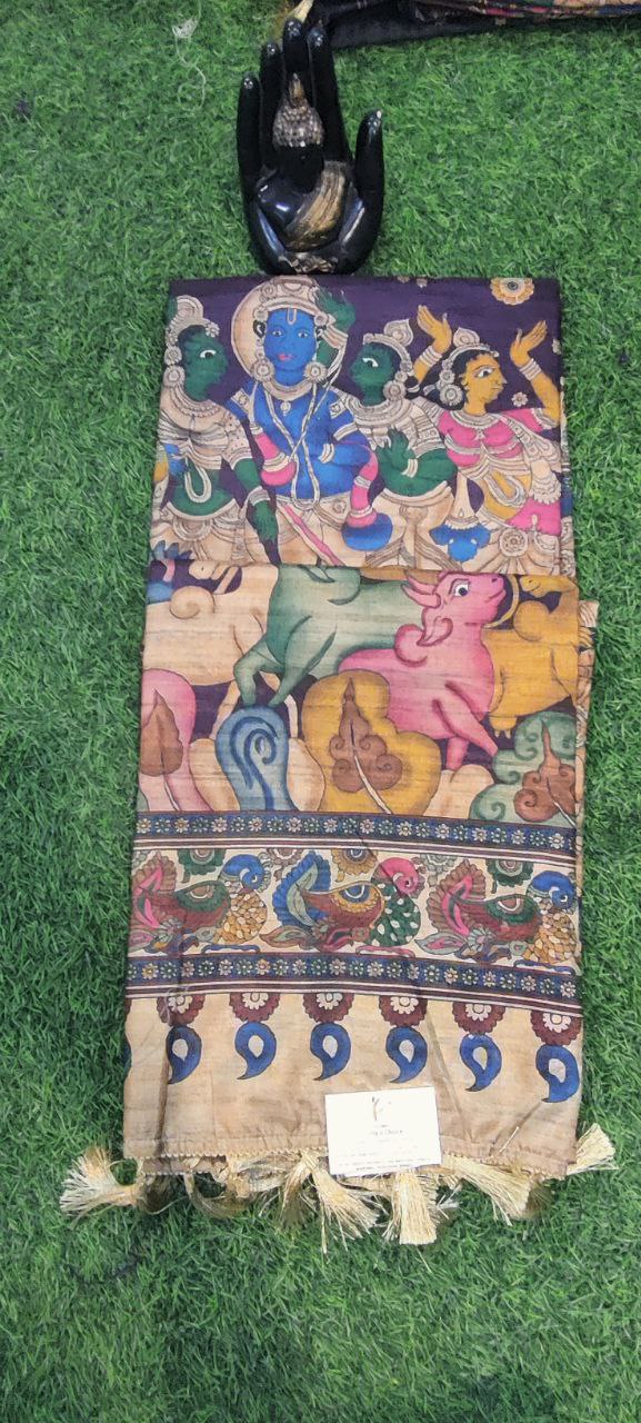 Brown Pen Kalamkari 15 L4-5