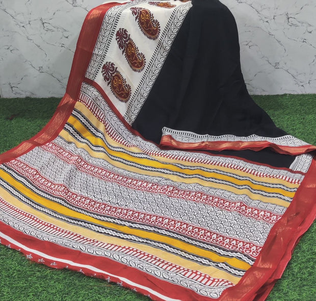 Black Muslin Silk 18 L4-6