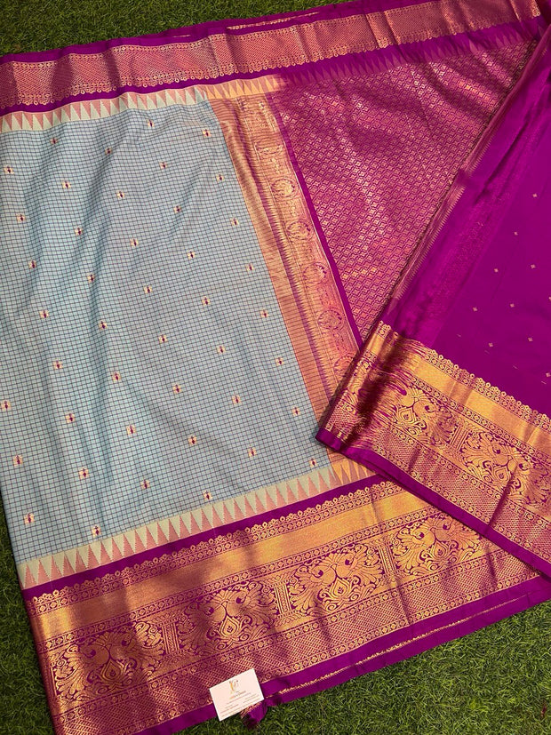 Blue Gadwal Pattu 4 A5-6