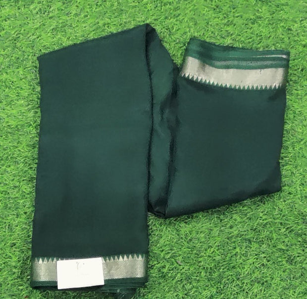 Bottle Green Georgette Embroidery 31 A5-8