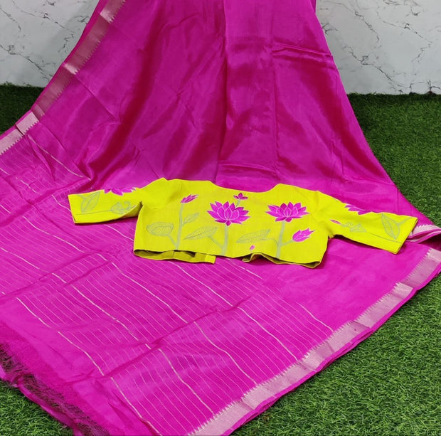 Pink Mangalgiri Pattu 7 B5-1