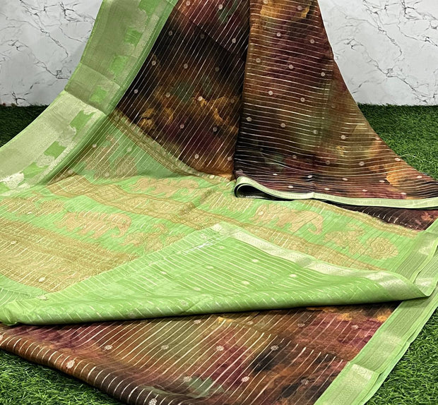 Brown Chinon Crepe 14 B5-6