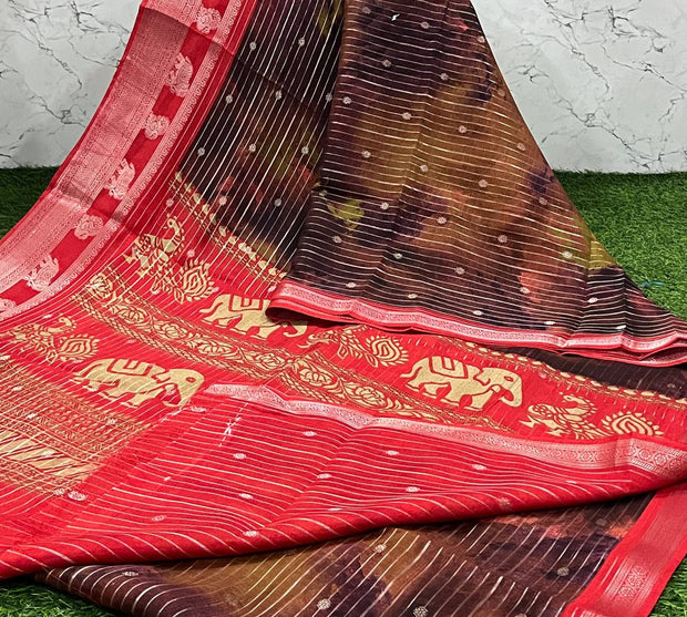 Brown Chiku Chinon Crepe 14 B5-8