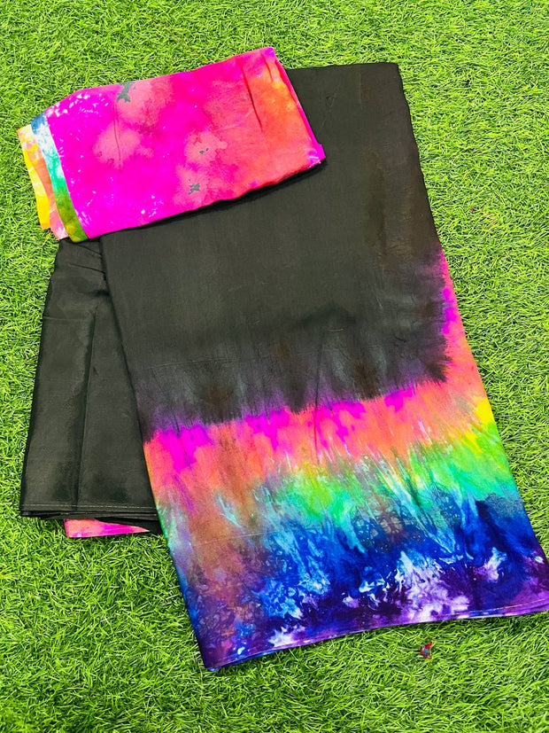 Black Soft Silk 16 B5-4
