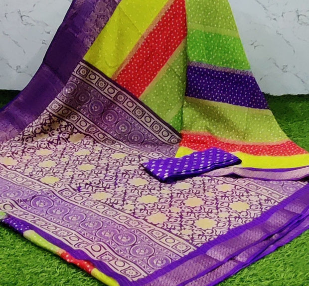 Purple Rainbow Silk 17 B5-6