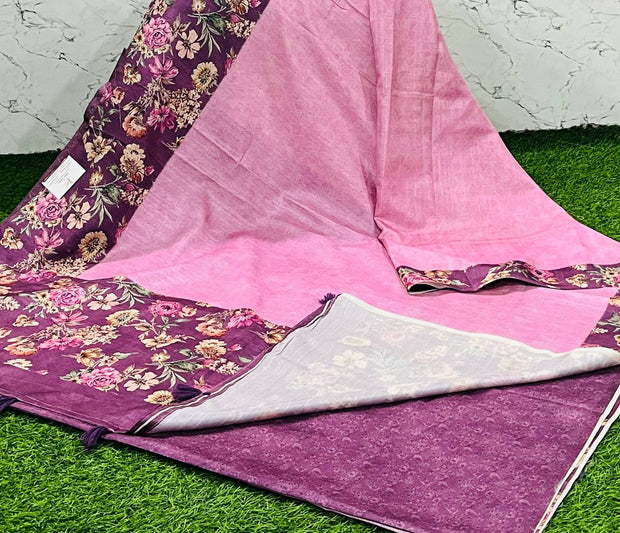 Pink Bagalpur Tussar 18 B5-9