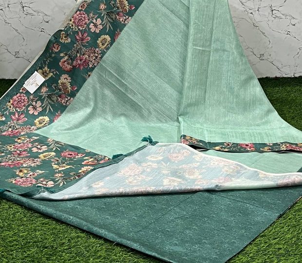 Lux Green Bagalpur Tussar 18 B5-10