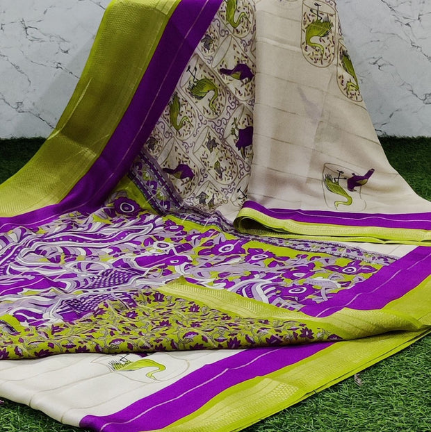 Burgundy Mysore Crepe 20 G5-13