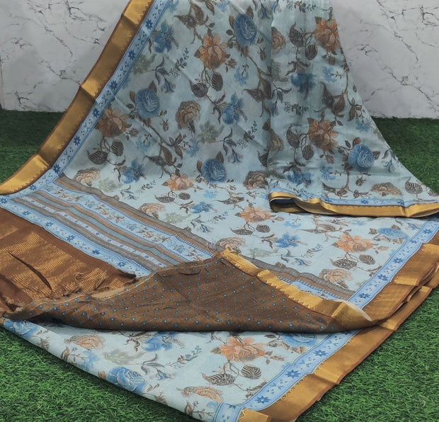 Blue Mangalgiri Handloom 28 B-4