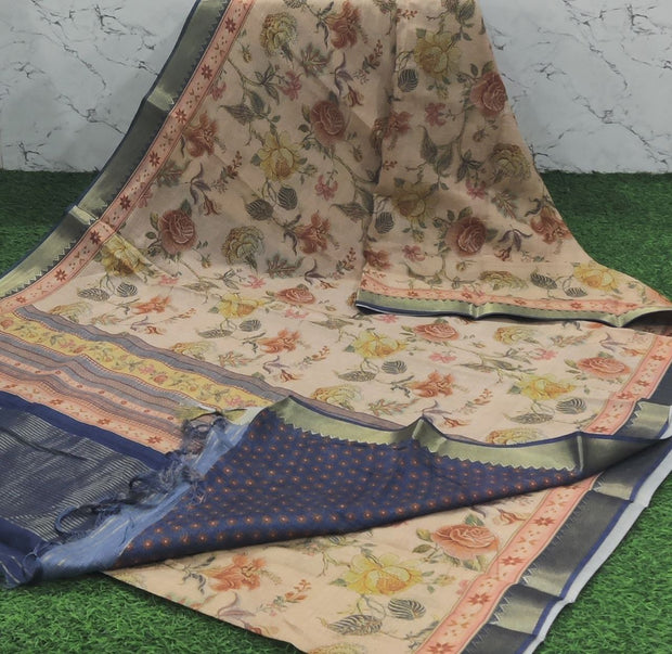 Light Peach Mangalgiri Handloom 28 B-5