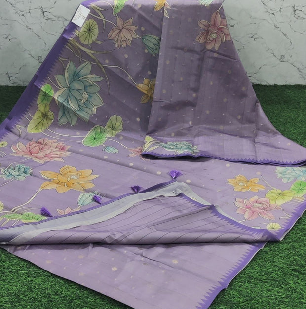 Lavender Tussar 28 B-7