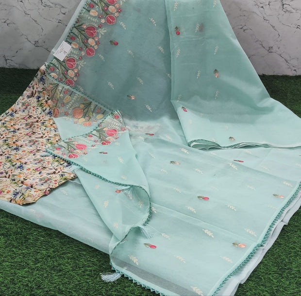 Lux Green Kota Embroidery 13 H5-10