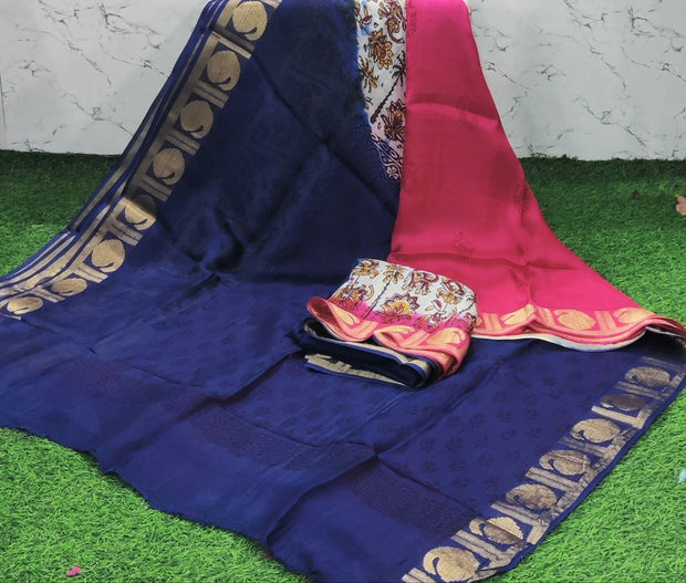 Pink Kadhi Georgette 2 C5-9