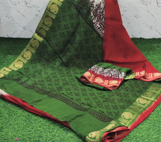 Red Kadhi Georgette 2 C5-12