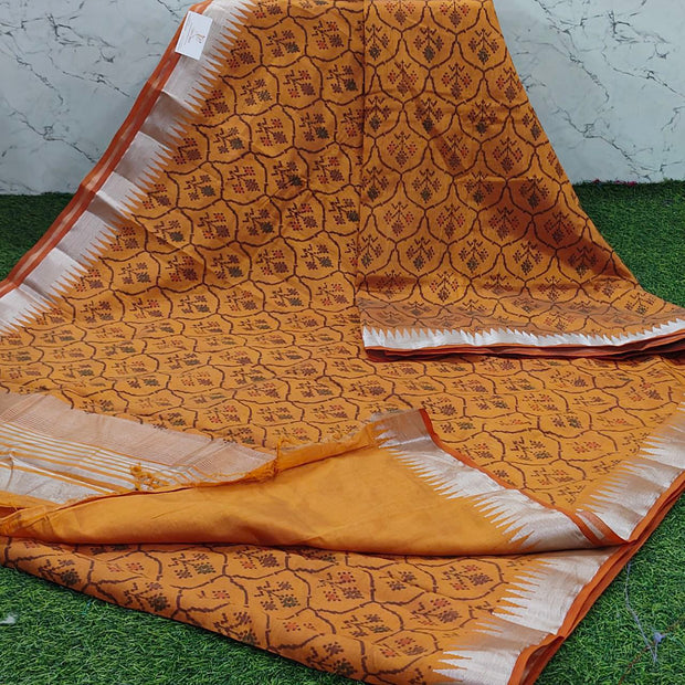 Yellow Patola Pattu 26 K5-9