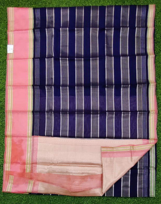 Blue Georgette Banarasi 22May4