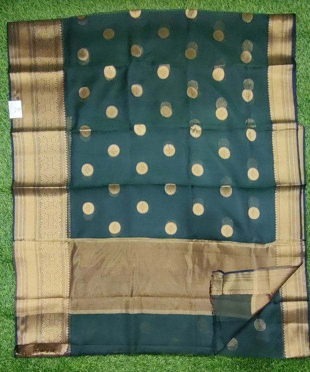Bottle Green Silk Kota 6June3