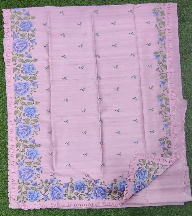 Pink Tussar Silk 7June12