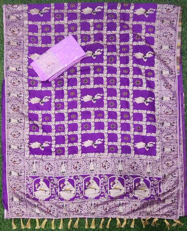 Dark Purple Georgette 9June3
