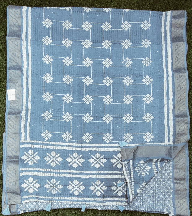 Light Blue Bandhani Georgette 17June6