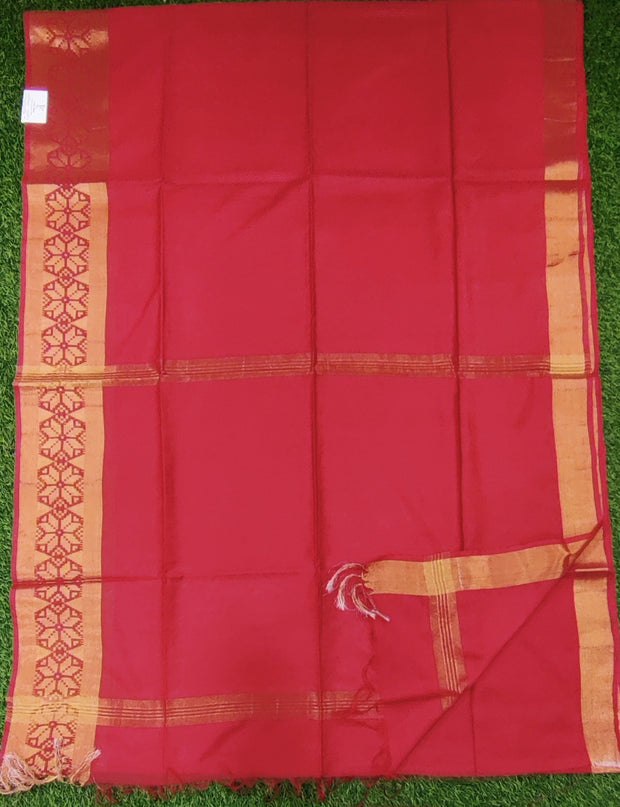 Red Tussar Voile 30June3