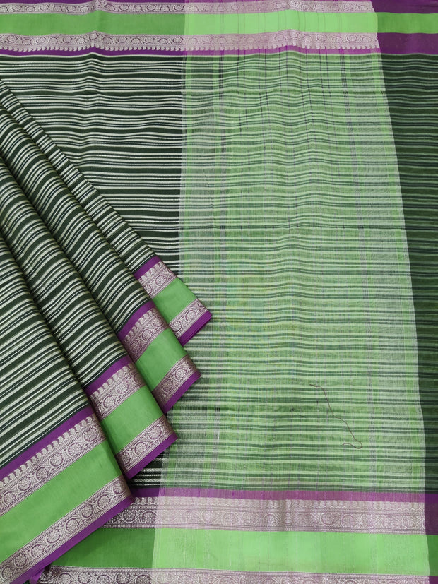 Mehandi Green Gadwal Silk 18July4