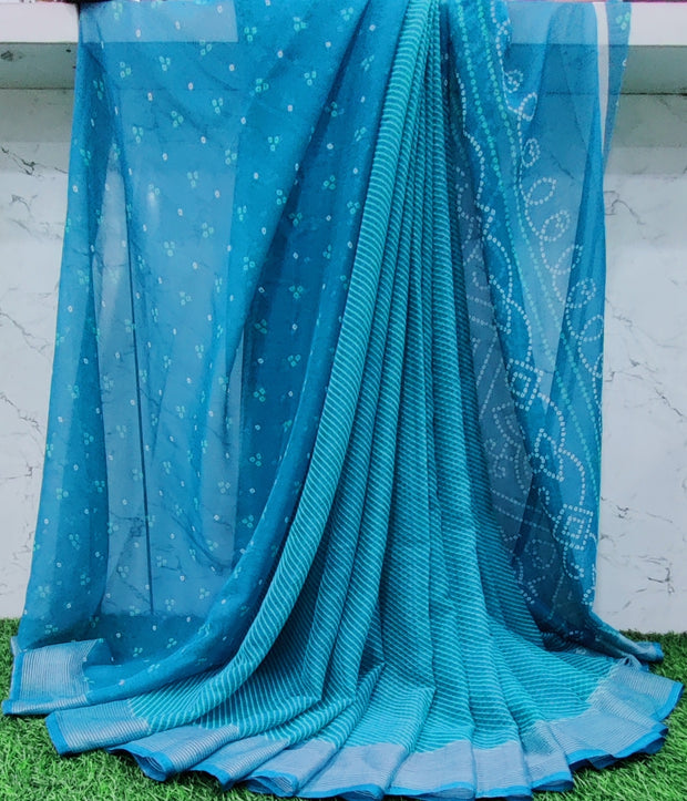 Light Blue Wrinkle Georgette 24July15