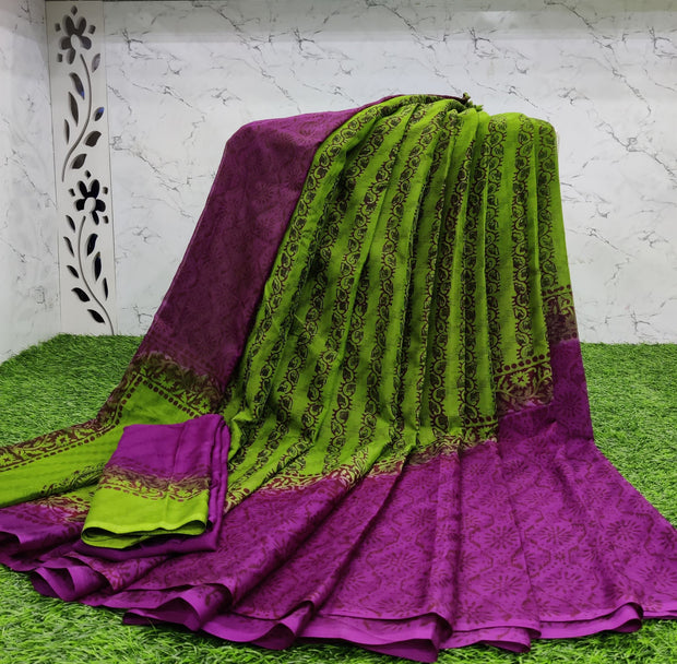 Green Jute Georgette 24July5