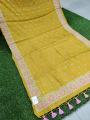 Yellow Kashmir Silk 3AUG12